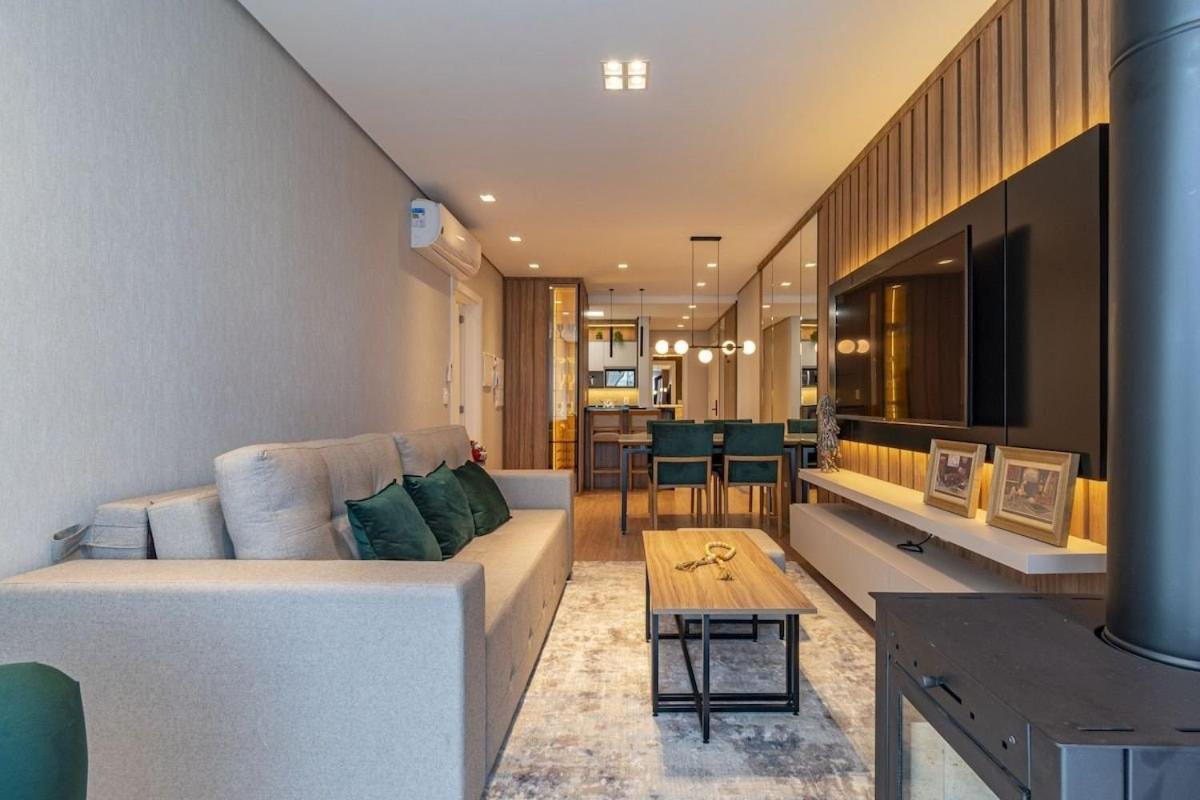 Rosa Edificio Bellagio Canela Com Infraestrutura Completa Apartment Ngoại thất bức ảnh