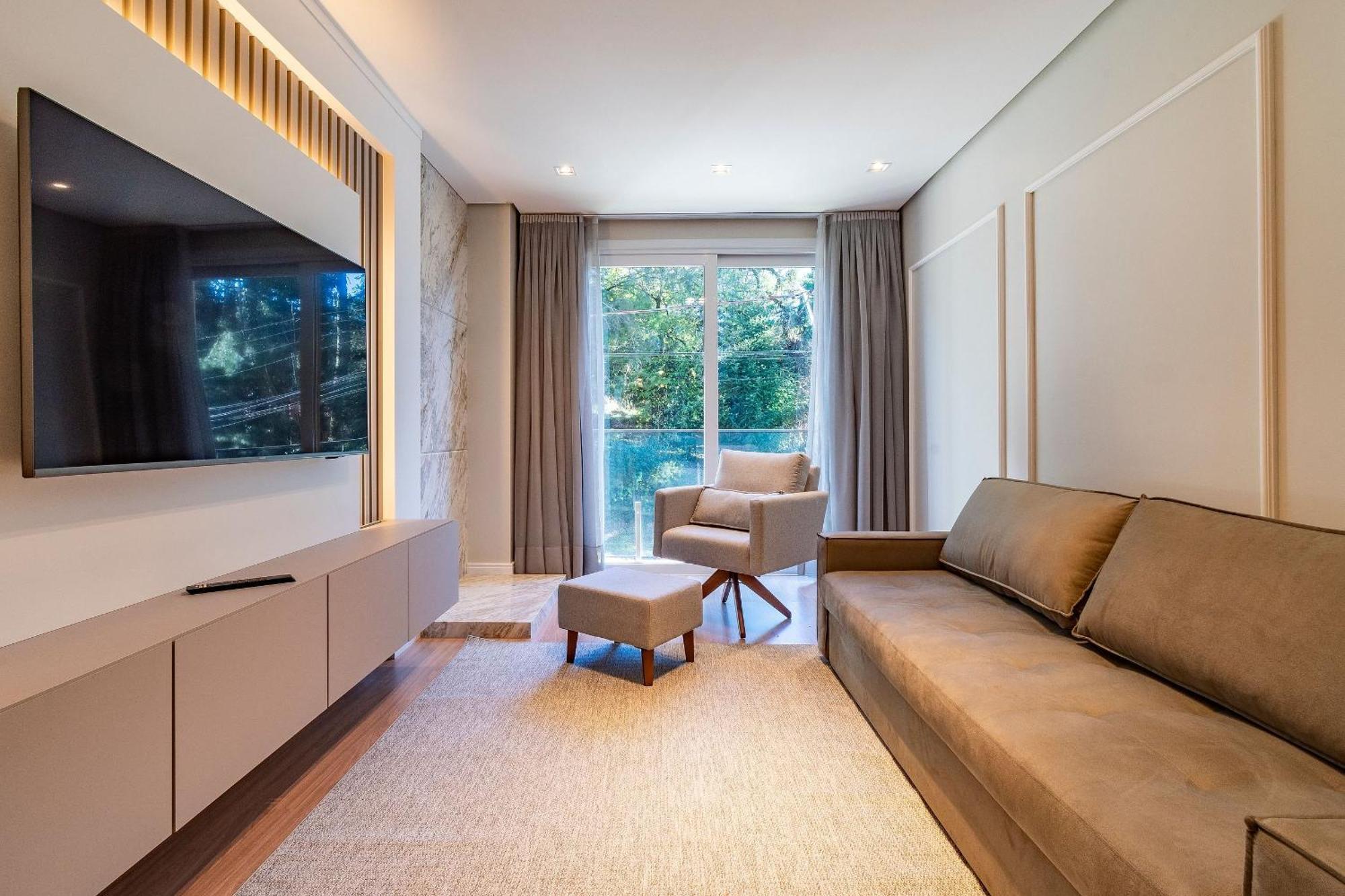 Rosa Edificio Bellagio Canela Com Infraestrutura Completa Apartment Ngoại thất bức ảnh